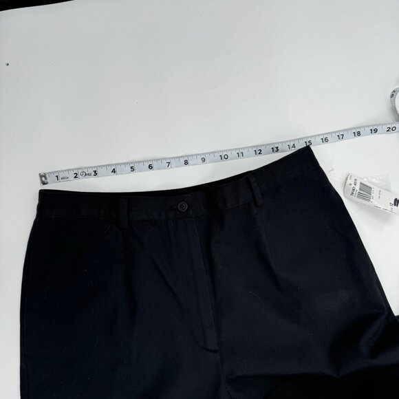 NWT Pendleton Womens Wrinkle-Free Black Chino Pants Size 12 Cotton - Picture 5 of 10